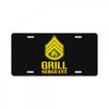 grill sergeant military License Plate