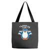 learning to fly Tote Bags