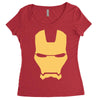 iron man mask avengers marvel comics gift Women's Triblend Scoop T-shirt