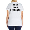 Afk Away From Keyboard Ladies Curvy T-Shirt