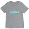 all men are created equal but the best are born in september V-Neck Tee
