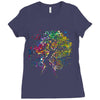 rainbow root Ladies Fitted T-Shirt