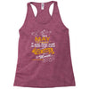I'm a may woman I was born with my heart Racerback Tank