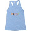 soccer neon rhinestud Racerback Tank