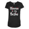 Minnie is my Bestie Maternity Scoop Neck T-shirt