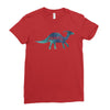 Princess Dinosaur Ladies Fitted T-Shirt
