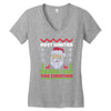 most wanted beard man this christmas Women's V-Neck T-Shirt