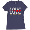 love make you fall apart Ladies Fitted T-Shirt