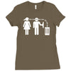 bla bla bla  fun shirt herrentag kult Ladies Fitted T-Shirt
