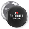 I Love Shithole Countries Pin-back button