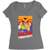 falcon punch out Women's Triblend Scoop T-shirt