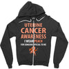 i wear peach for some special to me Zipper Hoodie