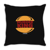 murder king Throw Pillow