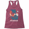 visit mordor Racerback Tank