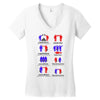 how politics work Women's V-Neck T-Shirt