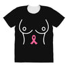 breast with pink ribbon All Over Women's T-shirt