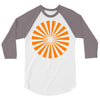 orange vec 3/4 Sleeve Shirt