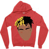 abstract design of xxxtentacion Zipper Hoodie