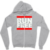 free running parkour run free Zipper Hoodie
