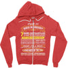Legends Are Born In January Zipper Hoodie