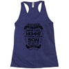 Super Cool Mommy Of A Freaking Awesome Son Racerback Tank