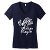 mexican eagle Women's V-Neck T-Shirt