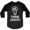 think green 3/4 Sleeve Shirt