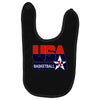 usa basketball logo Baby Bibs