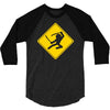 ninja crossing sign 3/4 Sleeve Shirt