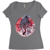 life is strange before the storm red raven Women's Triblend Scoop T-shirt