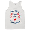 this girl love her chihuahua Tank Top