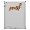 dachshund flower 2 iPad 3 and 4 Case