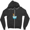 Jumping See Zipper Hoodie