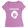socrates brazil 70s football world cup legend retro Women's Triblend Scoop T-shirt