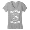 red shell original Women's V-Neck T-Shirt