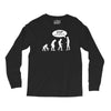 banksy funny human evolution indie Long Sleeve Shirts