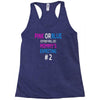 pink or blue mommy is expecting number 2 new Racerback Tank