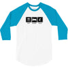 eat,sleep,golf 3/4 Sleeve Shirt