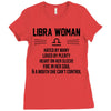 Libra Woman Ladies Fitted T-Shirt