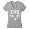 pet lover girls im one leads to another Women's V-Neck T-Shirt