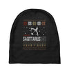 santa sagittarius christmas ugly t shirts Baby Beanies