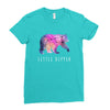 Little Dipper with Galaxy Ladies Fitted T-Shirt