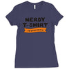 nerdy Ladies Fitted T-Shirt