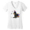 hit me Women's V-Neck T-Shirt