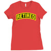 retired Ladies Fitted T-Shirt