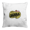 my neighbor jabba Throw Pillow