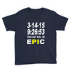 pi day 2015 pie math Youth Tee