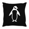 penguin funny Throw Pillow