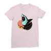 donut shark! Ladies Fitted T-Shirt