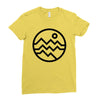 mountain bold (for light) Ladies Fitted T-Shirt